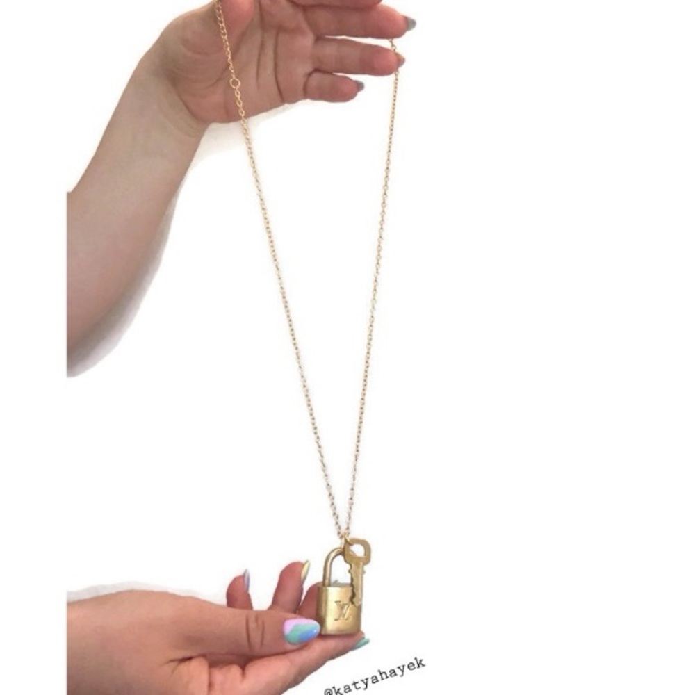 SOLD Louis Vuitton Padlock Necklace - Picture 1 of 9